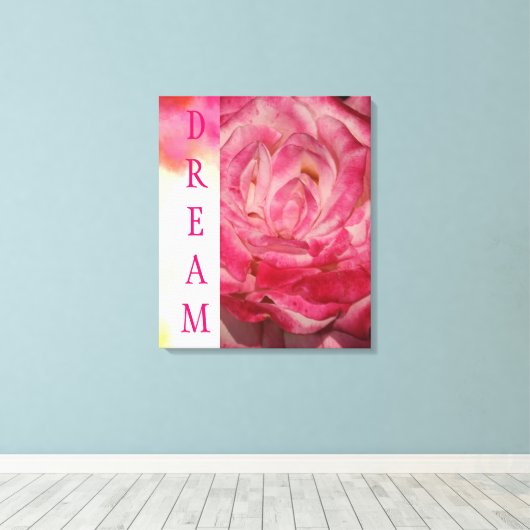 DREAM Watercolor Leinwand Wrap (Insitu (Holzboden))