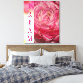 DREAM Watercolor Leinwand Wrap (Insitu (Schlafzimmer))