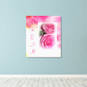 DREAM Watercolor Leinwand Wrap (Insitu (Holzboden))