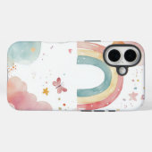 Dream Watercolor Rainbow Whimsy Phone Case (Rückseite (Horizontal))