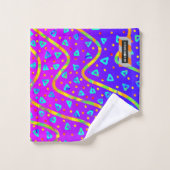 Dream Wave Festival - Cool Candy Rain Badhandtuch Set (Waschlappen)