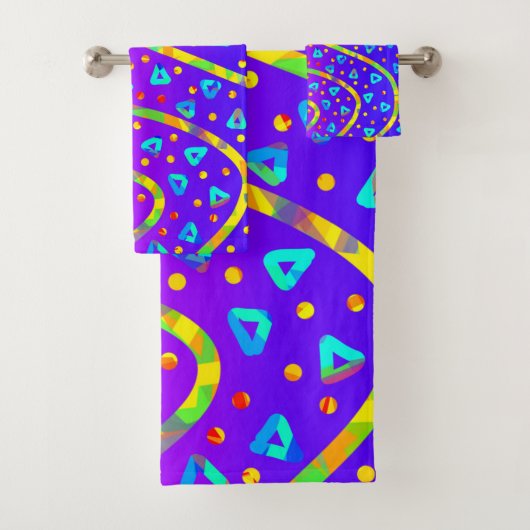 Dream Wave Festival - Cooles Candy Rain Badhandtuch Set (Insitu)