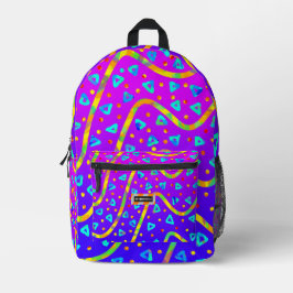 Dream Wave Festival - Cooles Candy Rain Bedruckter Rucksack