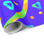 Dream Wave Festival - Cooles Candy Rain Geschenkpapier (Rolleneckpunkt)