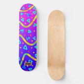 Dream Wave Festival - Cooles Candy Rain Skateboard (Vorderseite)