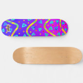 Dream Wave Festival - Cooles Candy Rain Skateboard (Horizontal)