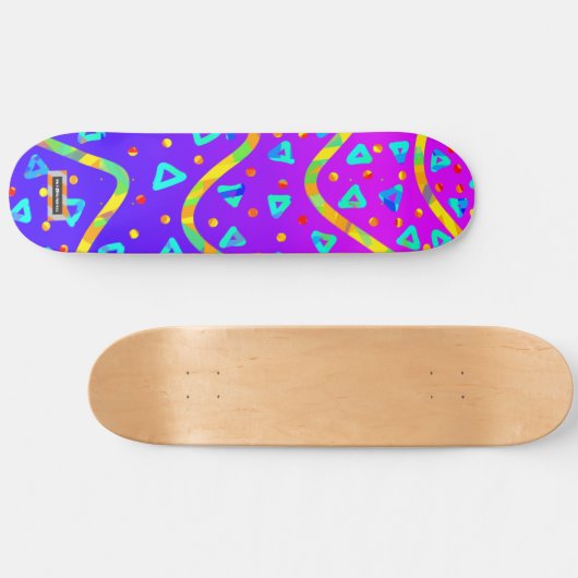 Dream Wave Festival - Cooles Candy Rain Skateboard (Horizontal)