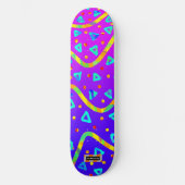 Dream Wave Festival - Cooles Candy Rain Skateboard (Vorderseite)