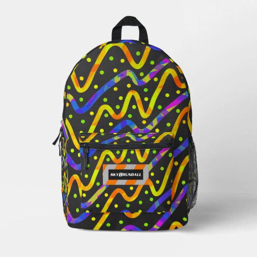Dream Wave Festival - Donnerknall Bedruckter Rucksack (Vorderseite)