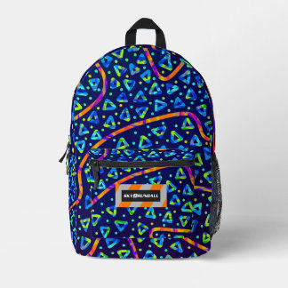 Dream Wave Festival - Elektrischer Zerfall 1 Bedruckter Rucksack