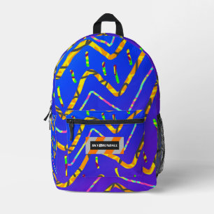 Dream Wave Festival - Kalifornischer Tiger Bedruckter Rucksack