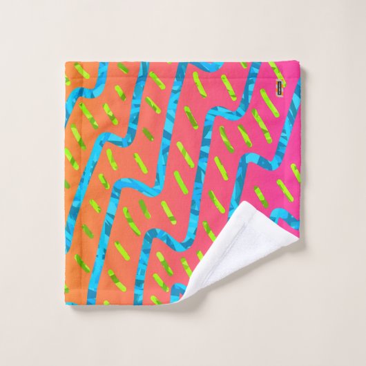 Dream Wave Festival - Sommer Buzz Badhandtuch Set (Waschlappen)