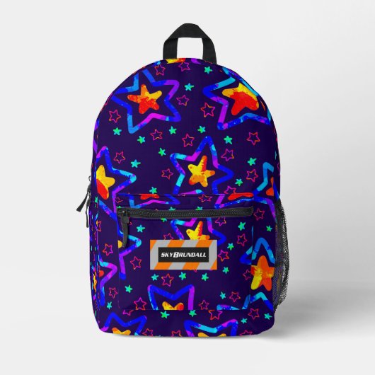 Dream Wave Festival - Starlight Delight Bedruckter Rucksack (Vorderseite)
