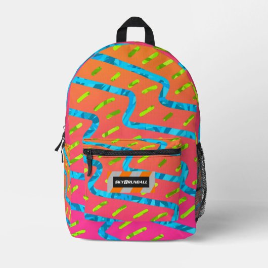 Dream Wave Festival - Summer Buzz Bedruckter Rucksack (Vorderseite)