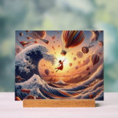 Dream Weaver's Journey: Fantasy Hot Air Balloons Acrylschild (Neutral)