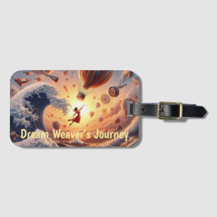Dream Weaver's Journey: Fantasy Hot Air Balloons Gepäckanhänger