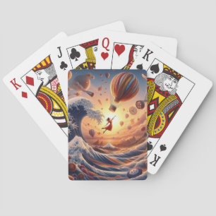 Dream Weaver's Journey: Fantasy Hot Air Balloons Spielkarten