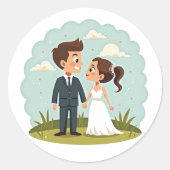 Dream Wedding Sticker (Vorderseite)