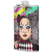 Dream Wild Goth Girl Flachmann (Links)