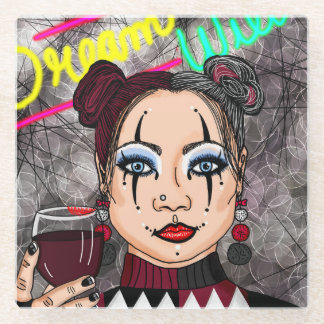 Dream Wild Goth Girl Glasuntersetzer