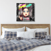Dream Wild Goth Girl Leinwanddruck (Insitu (Schlafzimmer))