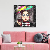 Dream Wild Goth Girl Leinwanddruck (Insitu (Wohnzimmer))