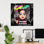 Dream Wild Goth Girl Poster (Heimbüro)