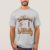 Dream Willy Ästhetische Retro Moon & Stars T - Shi T-Shirt (Vorderseite)