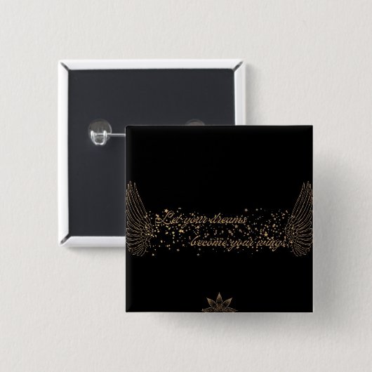 Dream Wings Button (Vorne & Hinten)