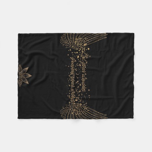 Dream Wings Fleece Blanket (Vorderseite (Horizontal))