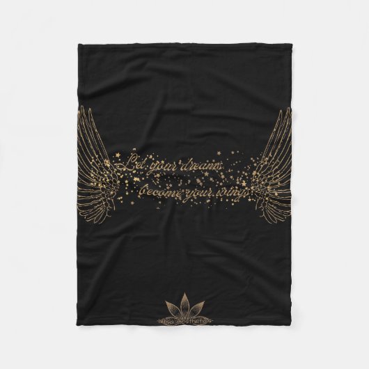 Dream Wings Fleece Blanket (Vorderseite)