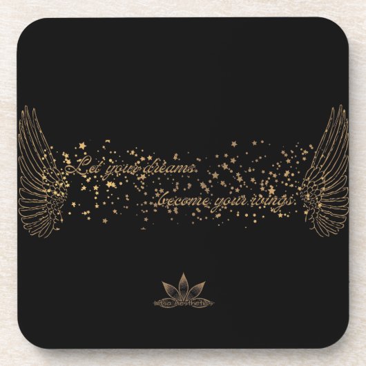 Dream Wings Hard Plastic Untersetzer (Vorderseite)