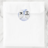 Dream Wings Runder Aufkleber (Tasche)
