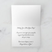 "Dream with Open Eyes" Gratulationskarte Karte (Innenseite)