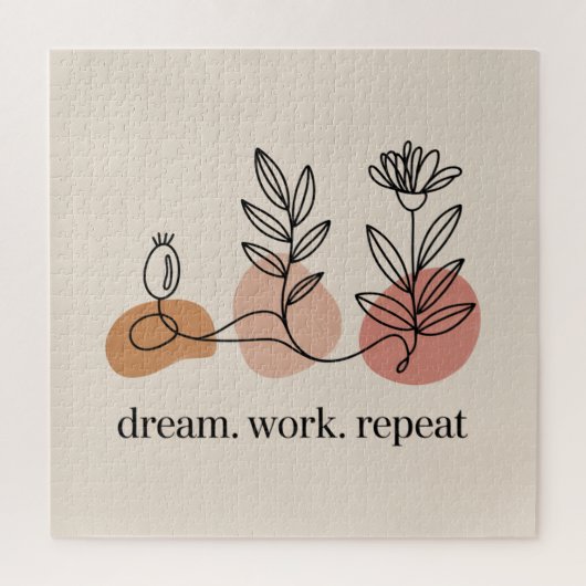 Dream. Work. Repeat Puzzle (Vertikal)