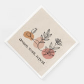 Dream. Work. Repeat Serviette (Ecke)