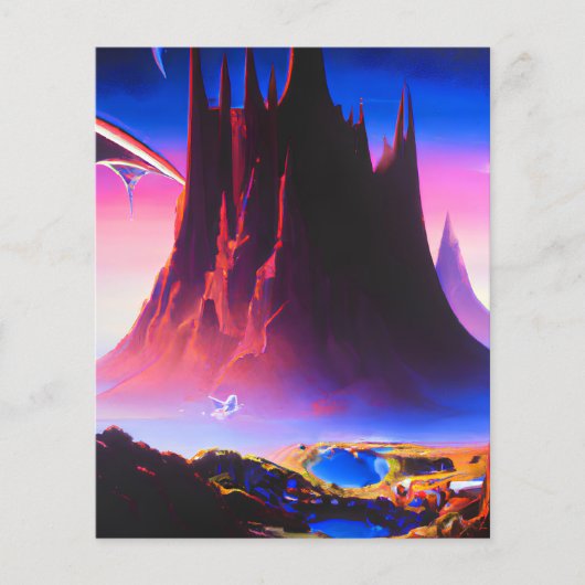 Dream World Oil Painting Flyer (Vorne)