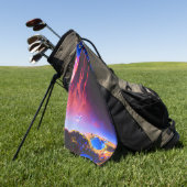 Dream World Oil Painting Golfhandtuch (Gras)