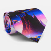 Dream World Oil Painting Krawatte (Gerollt)