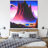 Dream World Oil Painting Leinwanddruck (Insitu (Schlafzimmer))