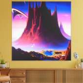 Dream World Oil Painting Leinwanddruck (Insitu (Wohnzimmer))
