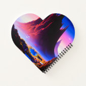 Dream World Oil Painting Notizblock (Rückseite)