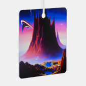 Dream World Oil Painting Ornament Aus Metall (Vorderseite Rechts)