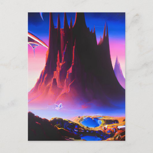 Dream World Oil Painting Postkarte (Vorderseite)