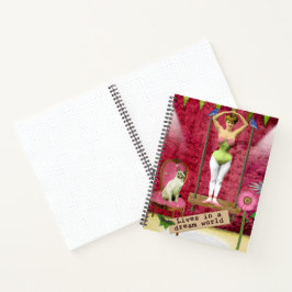 Dream World Vintag Funky Ballerina Bullet Journal Notizblock
