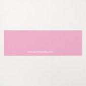 Dream Zitat Blumenmatte Yogamatte (Rückseite (Horizontal))