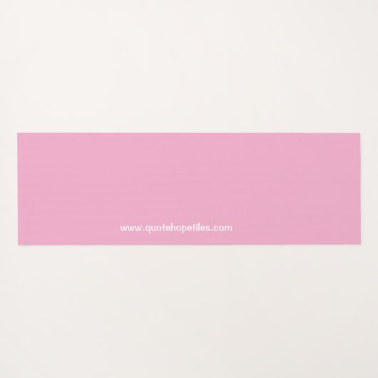 Dream Zitat Blumenmatte Yogamatte (Rückseite (Horizontal))