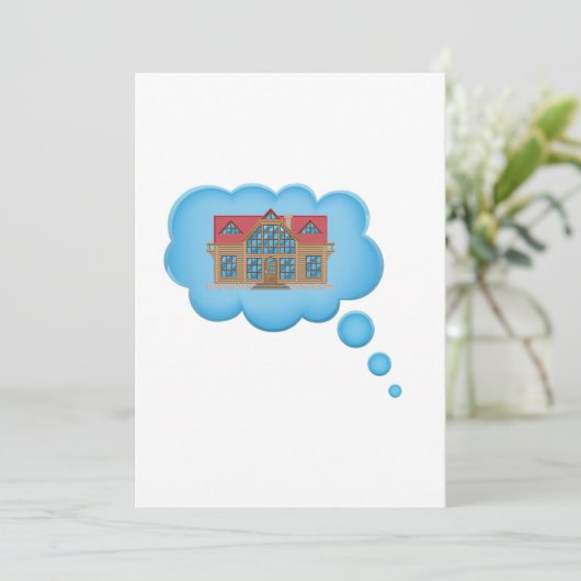 Dream Zuhause Einladung (Stehend Vorderseite)