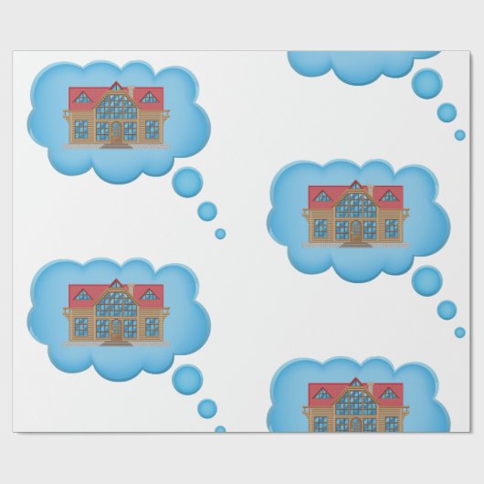 Dream Zuhause Geschenkpapier (Flach)