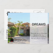 Dream Zuhause Real Anwesen Postkarte (Vorne/Hinten)
